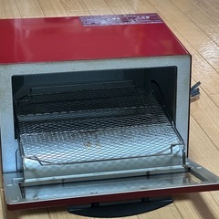 【中古】赤いオーブントースターの画像