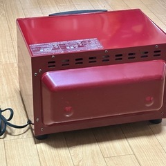 【中古】赤いオーブントースターの画像
