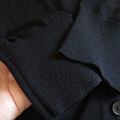 無印良品　ＵＶカットライトニットＶネックカーディガンL　黒　ほぼ新品　断捨離中！の画像