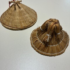 レトロな藁細工のミニ飾りの画像