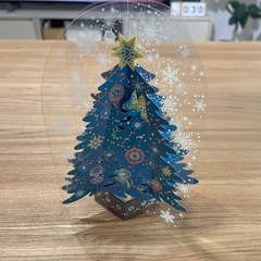クリスマスツリーカードの画像