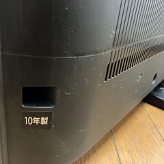 東芝　TOSHIBA　REGZA　40A1 [40インチ ブラック] 液晶テレビ　2010年製の画像