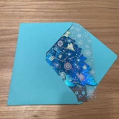 クリスマスツリーカードの画像