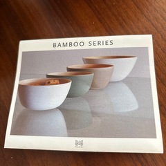 竹製ボウル新品2個セットの画像