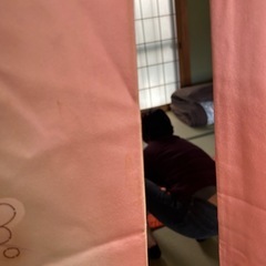 振袖　ピンク　ゴールド刺繍　汚れありの画像