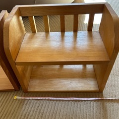 【木製】　
本棚　CDラックの画像