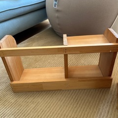 【木製】　
本棚　CDラックの画像