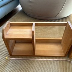 【木製】　
本棚　CDラックの画像