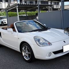 即乗りＯＫ MR-S 後期 Vエディション 実走行41020km 車検8年12月18日 ナビ フルセグTV DVD再生機能 Bluetooth 本革シート 禁煙車 記録簿多数あり ETCの画像