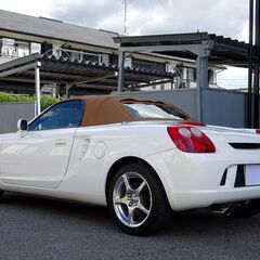 即乗りＯＫ MR-S 後期 Vエディション 実走行41020km 車検8年12月18日 ナビ フルセグTV DVD再生機能 Bluetooth 本革シート 禁煙車 記録簿多数あり ETCの画像