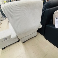 ★1015『カウチスタイルで快適！』Bauhutte ゲーミングソファー＆オットマン（グレー） リサイクルマート鹿児島宇宿店の画像