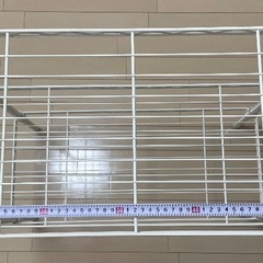 ニトリ　スチールラック　ホワイト　スタンダードの画像