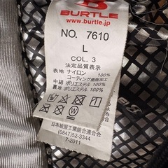 【バートル】ジャンパー　サイズL　　の画像