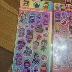 今日札幌方面受け渡し可！ ラブブ キラキラシール 6種類セット ②の画像