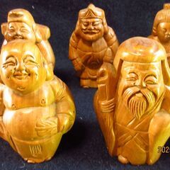 木製七福神の画像
