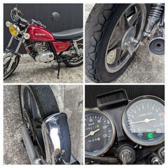 スズキGN125★オイルクーラー付★実働カスタム、レストアベース等の画像