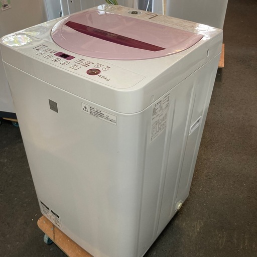 洗濯機　シャープ　4.5キロ　2016年製　まだまだ現役です！　お買い得の一品です。