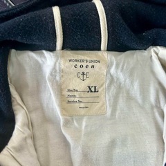 coen ダッフルコート ミドル XL ネイビーの画像