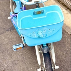 アナと雪の女王 16インチ 子供用自転車（身長98〜116cm）補助輪付き トイザらス限定現行モデル、屋根下保管の画像
