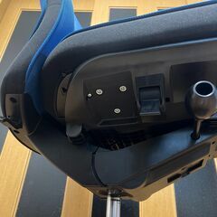 【南堀江】KOKUYO オフィスチェア（ブルー）引取限定｜快適クッション・高さ調整◎の画像