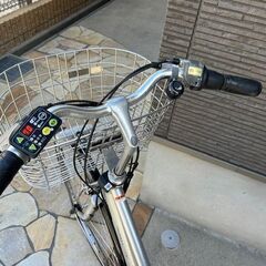 🌈現行長生きバッテリー8.7Ah💗ヤマハ　YAMAHA　電動自転車　電動アシスト自転車　中古　27インチ　10184の画像