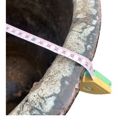 昭和レトロ 陶器製 焼物 仙台堤焼 壺 水鉢 睡蓮鉢 メダカ鉢 金魚鉢 盆栽鉢の画像