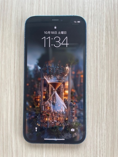 まだあります。iPhone12 ブルー 64GB Apple純正バッテリー交換済み