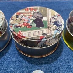 決定しました和柄　缶の画像