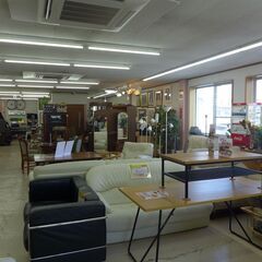 中古品　ニトリ3人掛けカウチソファー　片肘アーム　ホワイト 公田店の画像