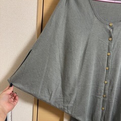 ポンチョ風カーディガン　M sizeの画像
