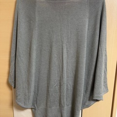 ポンチョ風カーディガン　M sizeの画像
