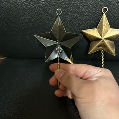 星のフック２個セットの画像