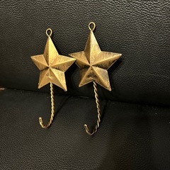 星のフック２個セットの画像