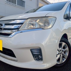 8人乗り☆ガソリン代 節約☆S-HYBRID入りました‼️24年式☆月々1.2万円〜分割払い可❗️車検2年付き！大人気☆ニッサン セレナ☆フリップダウンモニター付き☆ナビ☆ドラレコ付き☆電動スライドドア☆ウィンカーミラー☆フル装備☆事故修復歴無し☆車内広々三列シート‼️の画像