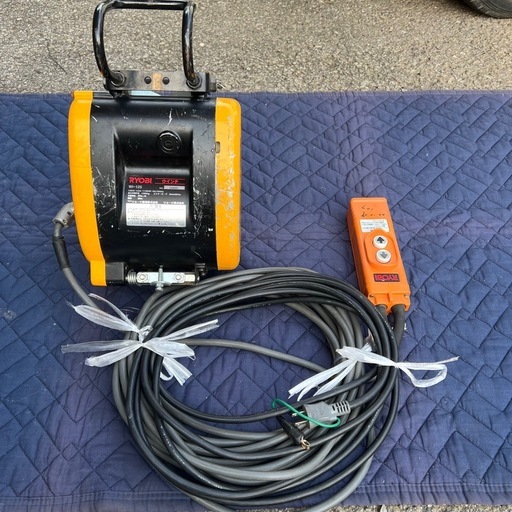 RYOBI ウインチ　WI-125 最大吊揚荷重130kg