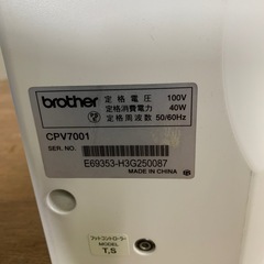 【ブラザー】コンピュータミシンの画像