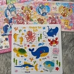 ジグソーパズル 子供パズル 8点 の画像