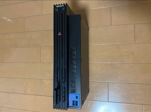 SONY PlayStation 2 本体 ブラックコントローラ2個ソフト8本他