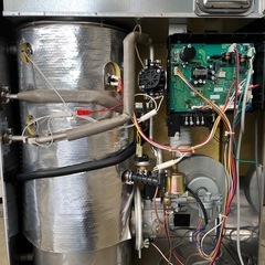  長府製作所 ステンレス灯油ボイラーIBF-4565SGH 製造年2018/01 高圧力型の画像