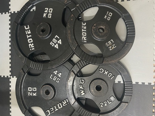 トレーニング プレート　シャフト付き