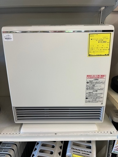 ジャングルジャングル貝塚店 ガスファンヒーター 都市ガス リンナイ 大阪ガスRC-A4001NP 2023年製 木造12畳 RC造16畳 暖房器具 冬物家電 ファンヒーター 中古 リユース 貝塚市