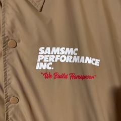 SAMSMC PERFORMANCE INC. コーチジャケット　ベージュXLの画像