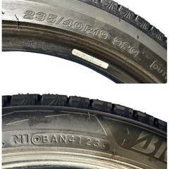 ブリザック VRX3 235/40R19 2本 BLIZZAK スタッドレス 冬タイヤ の画像