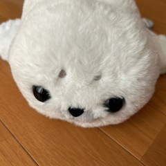 ほわほわあざらしぬいぐるみの画像