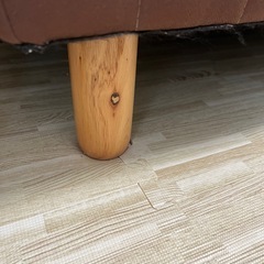 シングルベッド　足付きマットレスの画像
