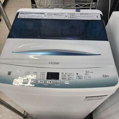 ★来店限定★　大特価　ハイアール　全自動洗濯機　JW-U55HK　5.5㎏　2022年製の画像