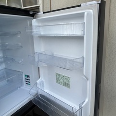 【現状品】SHARP シャープ 3ドア冷蔵庫 SJ-GW35F-R 202020年製 350L 両開き の画像