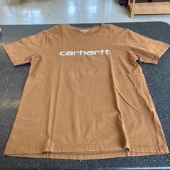 M2510-234 carhartt Tシャツ 半袖 キャメル 中古美品　の画像