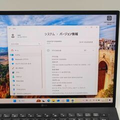 第11世代 i5  超軽量★ バッテリー◎ フルHD 14 LG ノートPC gram  Core i5-1135G7 windows11 home 8GB SSD512GB  カメラあり オフィス (C169)の画像