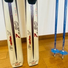 スキー板　ストック付き　アトミックの画像